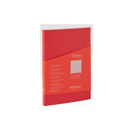 FABRIANO EcoQuaPlus Notebook-Points-A5-90gsm-90fls-Glued spine-Red 