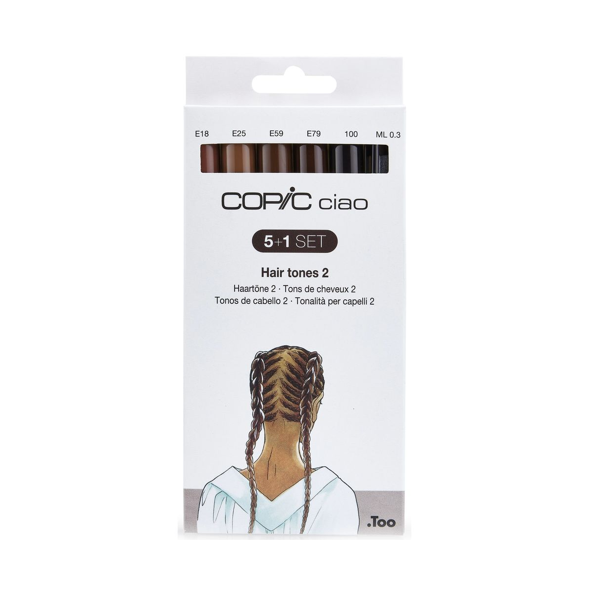 COPIC CIAO 5+1 Hair 2