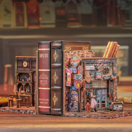 Puzzle 3d 3D Puzzle Bookend Book Nook Farewell To The Night 