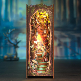 Puzzle 3d 3D Puzzle Bookend Book Nook Grace Of Forest 