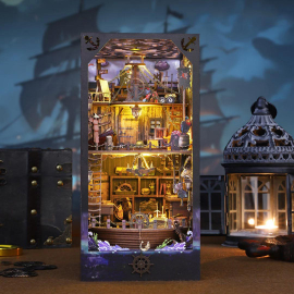Puzzle 3d 3D Puzzle Bookend Book Nook Piracy in Somalia 