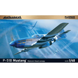 EDUARD: 1/48; The ProfiPACK edition kit of US WWII fighter aircraft P-51B Mustang 