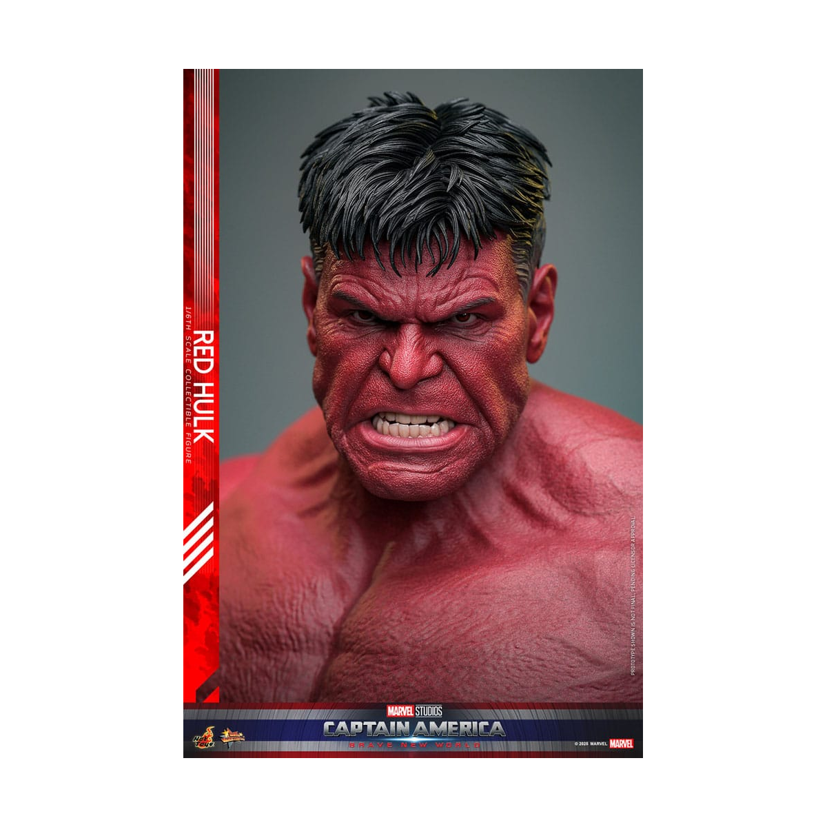 Captain America: Brave New World - Movie Masterpiece 1/6 Hulk Red Hulk figure 47 cm