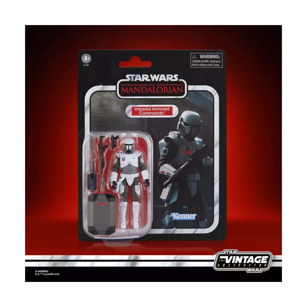 Star Wars Vintage - The Mandalorian Imperial Armored Commando Action Figure Hasbro
