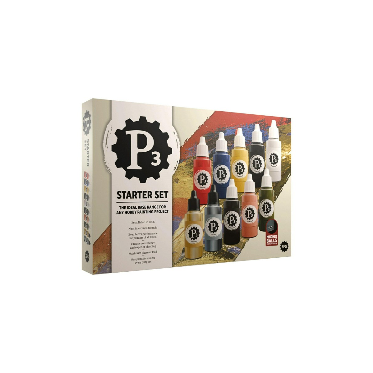 P3 Paint - Starter Set Acrylic model paint