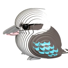 Eugy 3D Model: BIRD / KINGFISH 6.2x4.7x8cm, cardboard, boxed, 6+ 