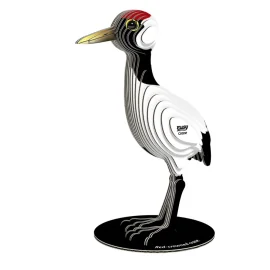 Eugy 3D Model: BIRD / CRANE 8.4x7x13cm, cardboard, boxed, 6+ 