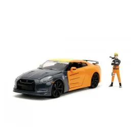 1:24 NISSAN GT-R W/NARUTO FIGURE BI-COLOR HOLLYWOOD RIDES 2009 