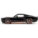 1:24 SHELBY GT500 GLOSSY BLACK PINK SLIPS 1967 Jada Toys