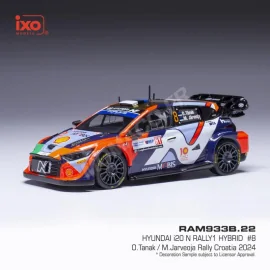 HYUNDAI I20 RALLY1 8 OTT TANAK/MARTIN JARVEOJA CROATIAN RALLY 2024 