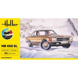 HELLER 56171 MODEL STARTER KIT MB 450SL 1/43 
