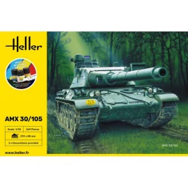 HELLER 57137 MODEL STARTER KIT AMX30/105 1/35 