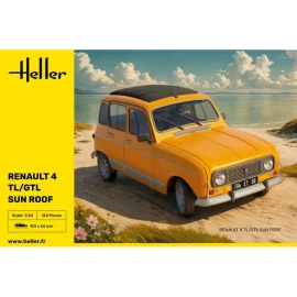 HELLER 82704 MODEL RENAULT 4 TL/GTL SUN ROOF 1/24 