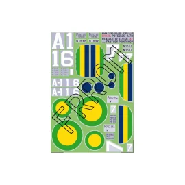 FRROM FR0X18 AIRCRAFT DECALS BRAZIL POTEZ 25 T.O.E OR RENAULT 12 KD (SIZE A7). 