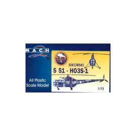 MACH 2 GP011 SIKORSKY S 51 HELICOPTER MODEL 1/72 