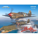 EDUARD: 1/48; PACIFIC STAR P-40E Warhawk DUAL COMBO - The Limited edition kit of the US fighter aircraft P-40E Warhawk Model air EDUARD: 1/48; PACIFIC STAR P-40E Warhawk DUAL COMBO - The Limited edition kit of the US fighter aircraft P-40E Warhawk Model air