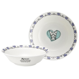 HELLO KITTY - Kuromi - Bone China Soup Plate 16.7x4.5cm 