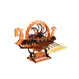 ROKR Viking Dragon Ship Mechanical 3D Wooden Puzzle LK802 