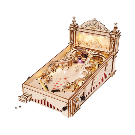 Assembled 3D pinball machine 
