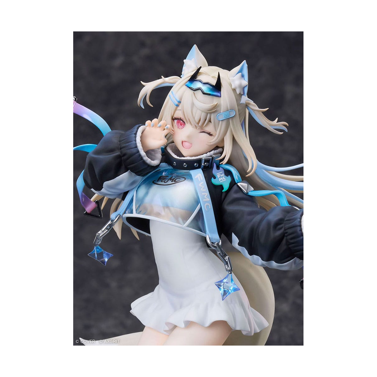Hololive Production 1/7 Advent Fuwawa Abyssgard AXGRIT Ver. Standard Edition 27 cm