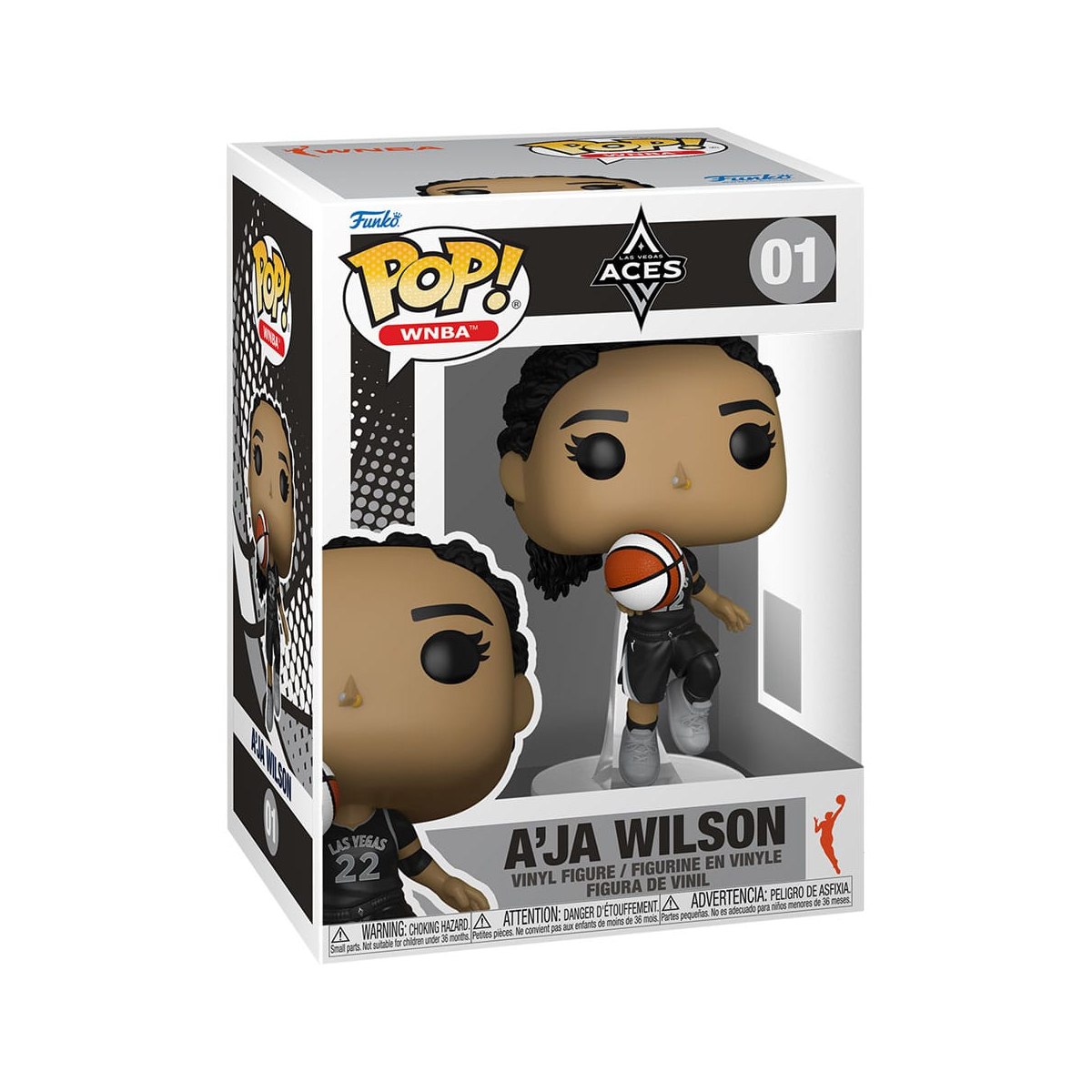 WNBA POP! Vinyl Figure Las Vegas Aces: A'ja Wilson 9 cm Figurines