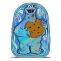 1, Sesame Street Cookie Monster Shiny Mini Backpack 
