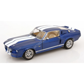FORD MUSTANG SHELBY GT500 ELEANOR 1967 BLEU/ BLANC 