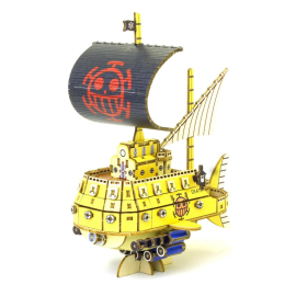 ONE PIECE - Law's Submarine - Wood Model Kit 16cm 