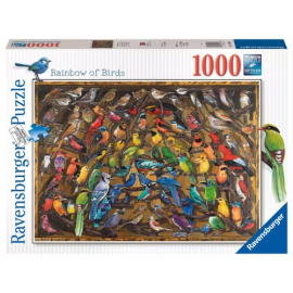 Ravensburger - Puzzle 1000 Rainbow Of Birds 