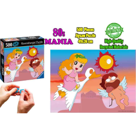 Pollon - 80s Mania 500 Pieces Jigsaw Puzzle 