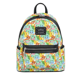 POKEMON - Pikachu and Starters - Loungefly Mini Backpack 