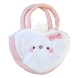Molang Fluffy Heart shopping bag 