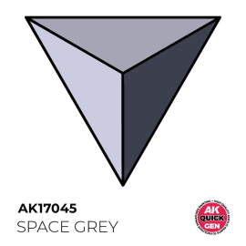 AK INTERACTIVE: SPACE GREY acrylic paint 18 ml - QUICK GEN 