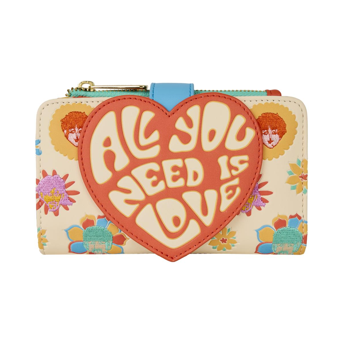 BEATLES - All You Needs Is Love - LoungeFly Wallet 