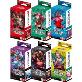 One Piece: 6 Beginners Decks ST23-ST28 FRENCH 