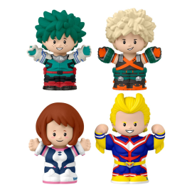 My Hero Academia - pack of 4 Fisher-Price Little People Collector mini figures 7 cm 