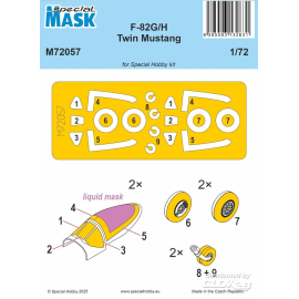 F-82G/H Twin Mustang Mask