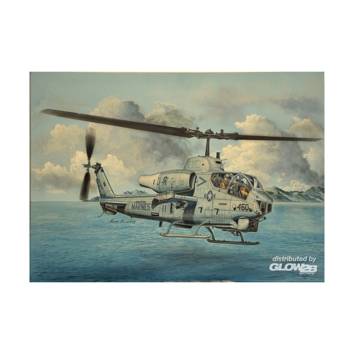 AH-1W Super Cobra (Turned Exhaust) Model kit AH-1W Super Cobra (Turned Exhaust) Model kit