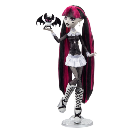 Monster High Reel Drama Draculaura Doll in Black and White 