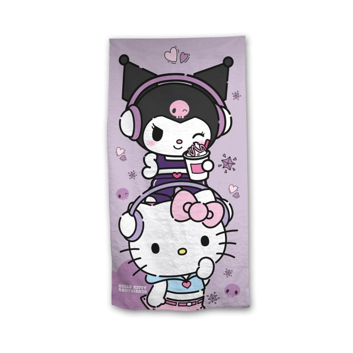 HELLO KITTY - Hello Kitty & Kuromi - Beach Towel 70x140cm 