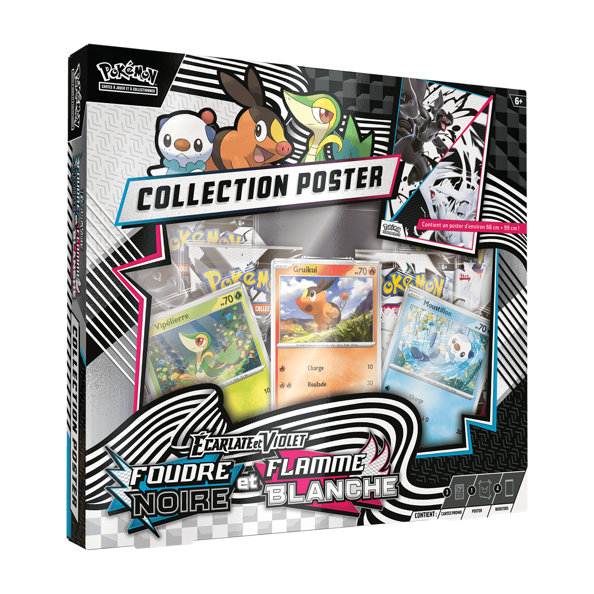 Pokémon: Black Lightning & White Flame Poster Box Set 