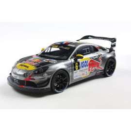 ALPINE A110 RGT+ GREY 6 S.LOEB / L.GODEY RALLYE DU MONT BLANC 2024 1/18 