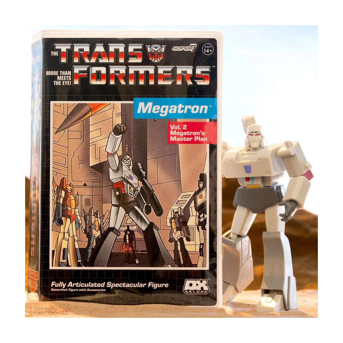 Transformers Deluxe Megatron (vhs) Figure 