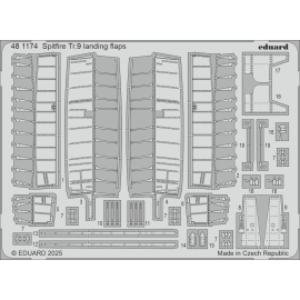 Decal Spitfire Tr.9 landing flaps 1/48 