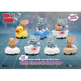 Tom & Jerry Series Bath Time Pull Back Car Blind Box Set (6) 