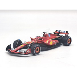 FERRARI F1 SF-24 TEAM SCUDERIA FERRARI 16 CHARLES LECLERC ITALIAN GRAND PRIX MONZA 2024 1ST (SOFT BOX) 