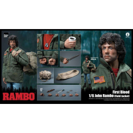 Rambo First Blood John Rambo Field Jacket 1/6 Figure Figurine 