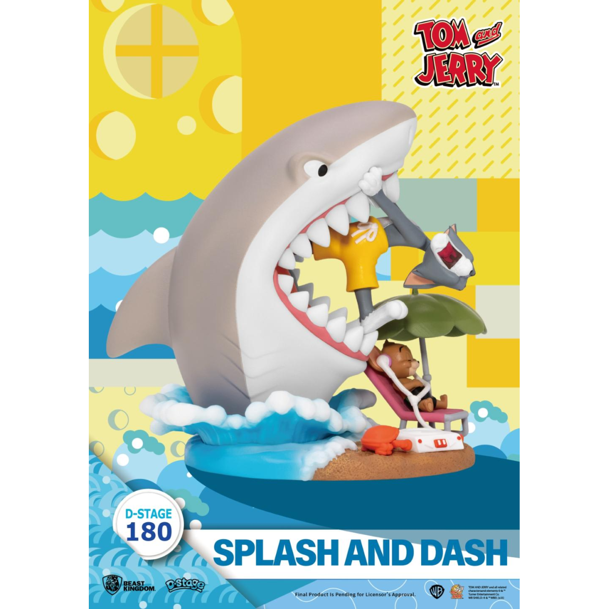 TOM & JERRY - Splash and Dash - Diorama D-Stage 14.4cm Figurine 