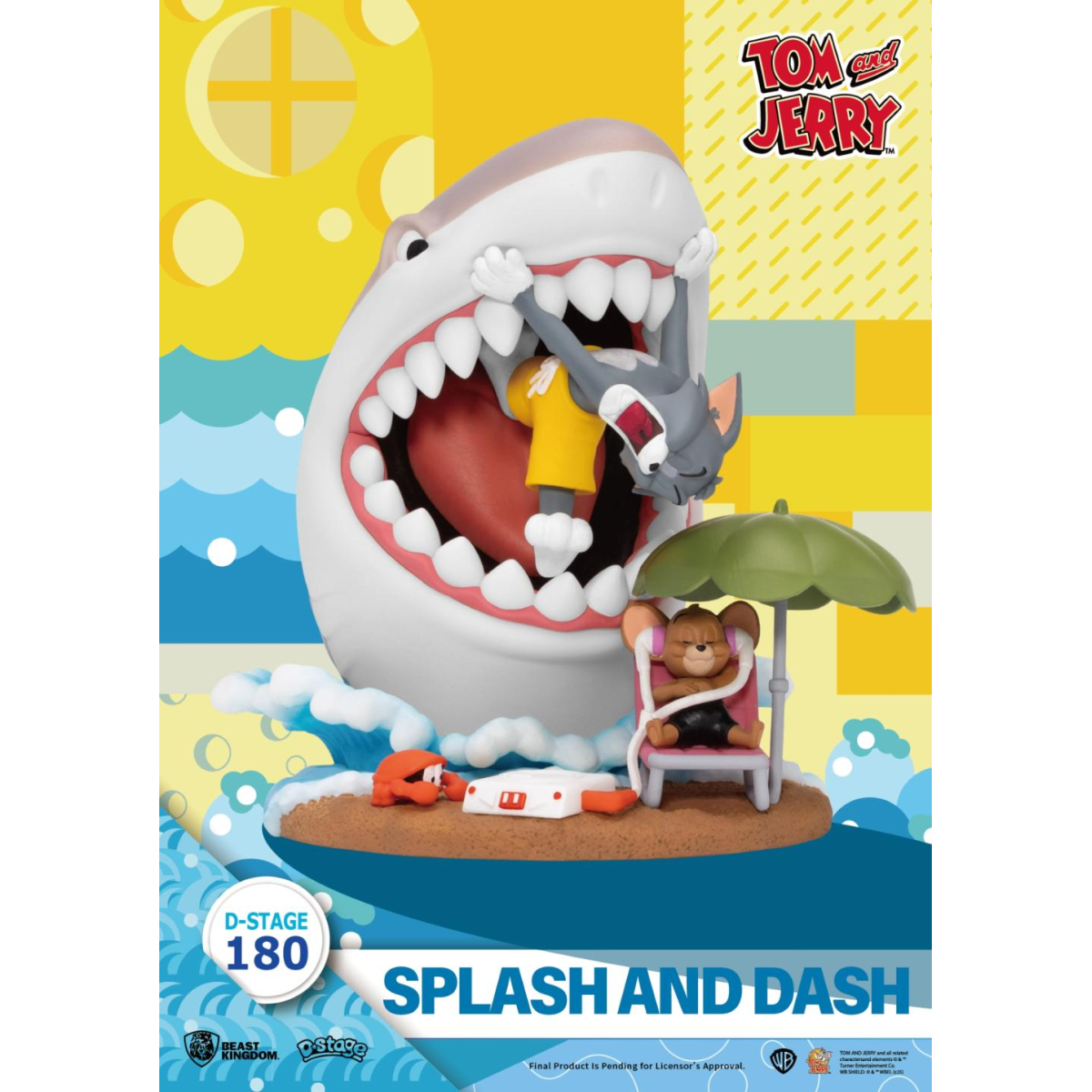 TOM & JERRY - Splash and Dash - Diorama D-Stage 14.4cm Figurines