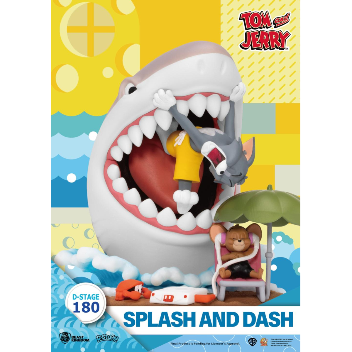 TOM & JERRY - Splash and Dash - Diorama D-Stage 14.4cm Beast Kingdom Toys